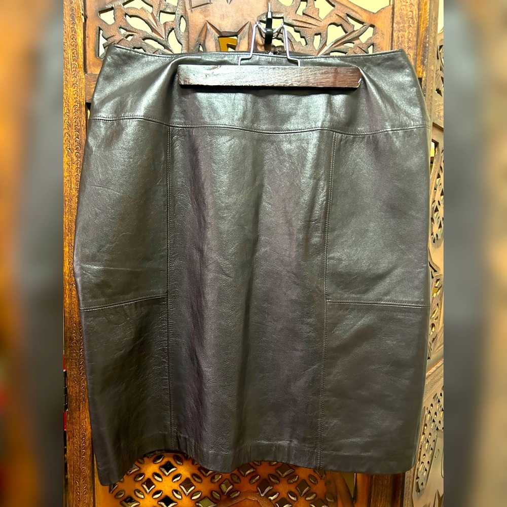 Size 14 Leather Skirt